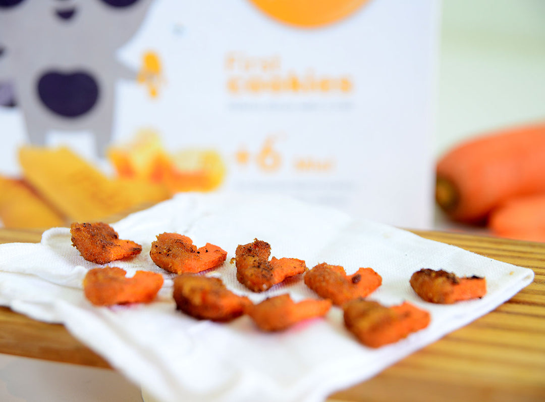 Zanahorias crujientes con galletas infantiles máh! (receta)