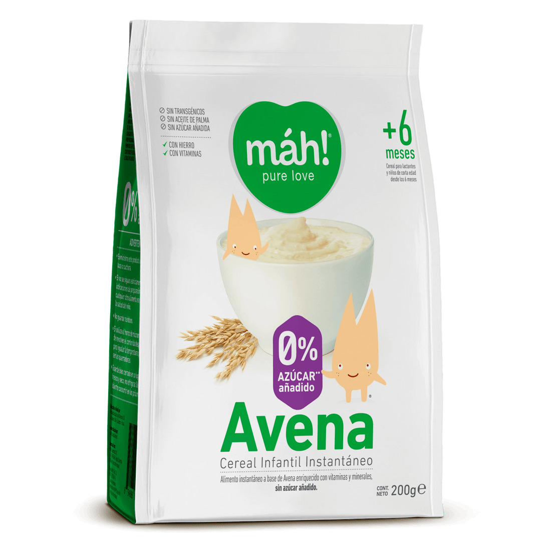 Cereal para Bebés Máh! Avena